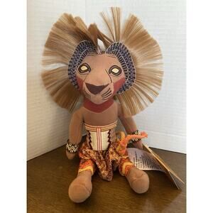 Disney's Broadway Musical The Lion King SIMBA plush stuffed animal 10" NWT